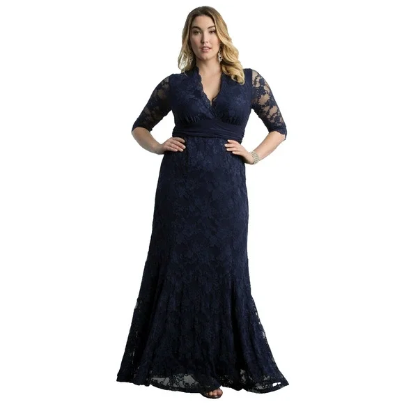 Kiyonna | Dresses | Kiyonna Dress X Maxi Navy Blue Screen Siren Style Formal Gown Slimming Gala | Poshmark Kiyonna | Dresses | Kiyonna Dress X Maxi Navy Blue Screen Siren Style Formal Gown Slimming Gala | Poshmark